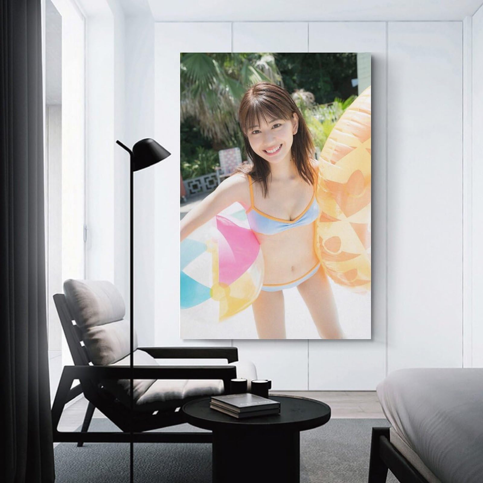 Amazon.co.jp: 白石まゆみ キャンバスアートポスター 水着写真ポスター